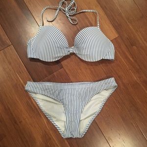 J Crew Seersucker Bikini